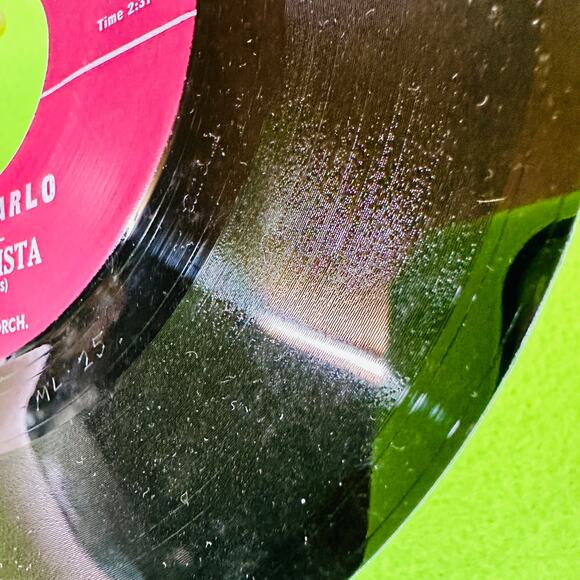 JOHNNY CARLO SINGS No Blue Tomorrow / Hasta La Vista PIO HIT 45rpm Vinyl Record‎ - Picture 6 of 6